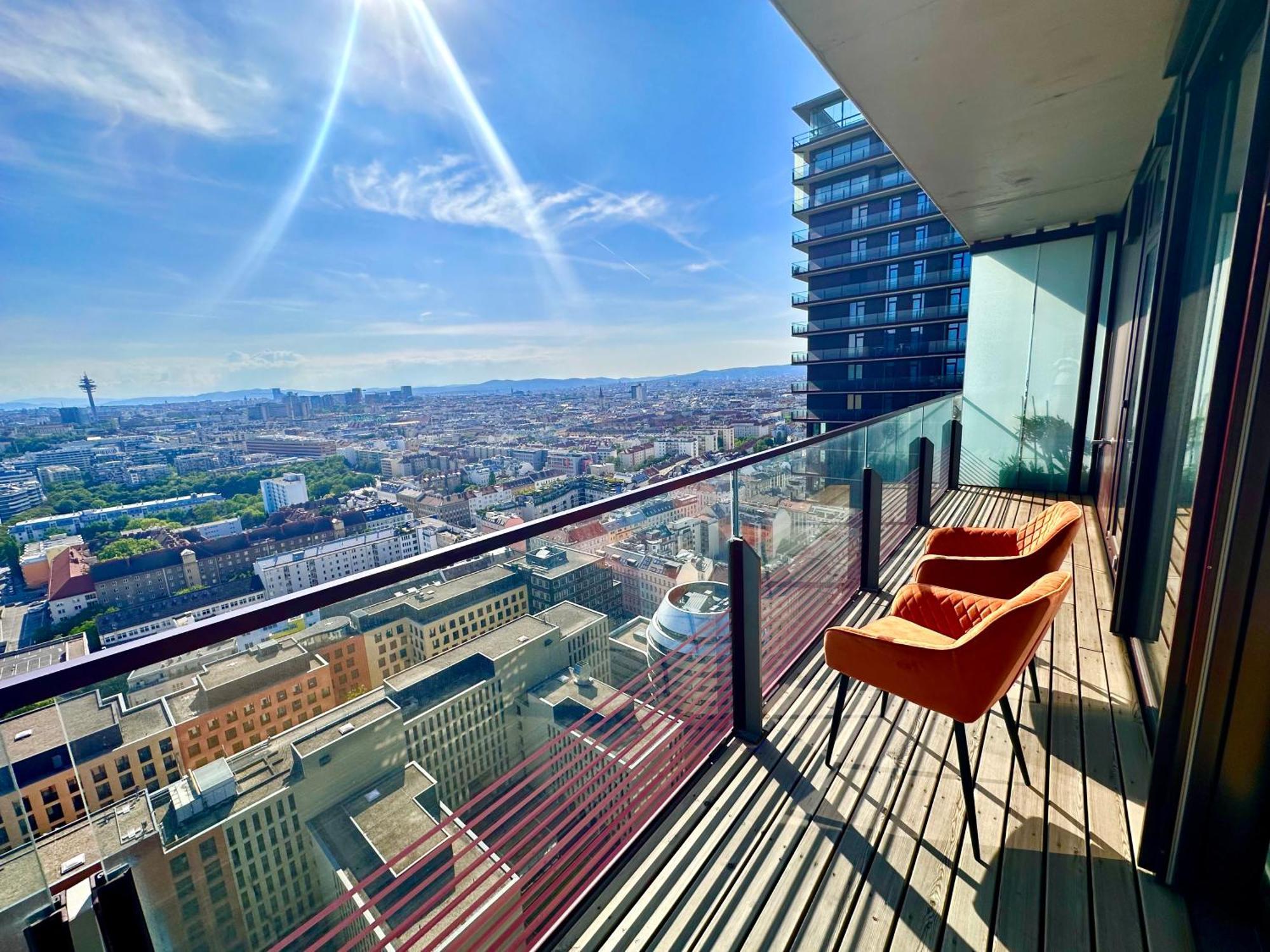 Luxury Penthouse I Rooftop Pool I Self Check-In 维也纳 外观 照片